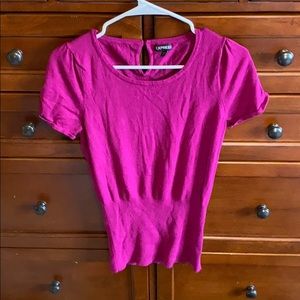 Express fuscia sweater